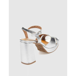 SANDALIA OBVIO SHOES KAIE PLATA