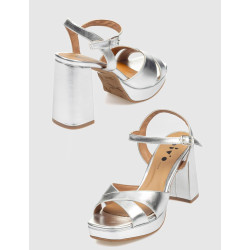 SANDALIA OBVIO SHOES KAIE PLATA