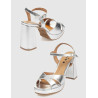 SANDALIA OBVIO SHOES KAIE PLATA