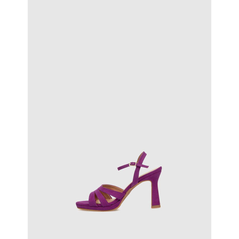 SANDALIA OBVIO SHOES MAILA MORADO