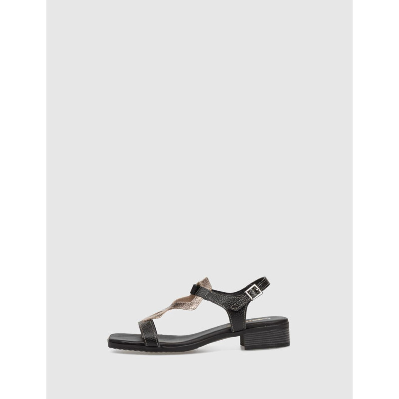 SANDALIA KAMOME KERES NEGRO