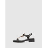 SANDALIA KAMOME KERES NEGRO