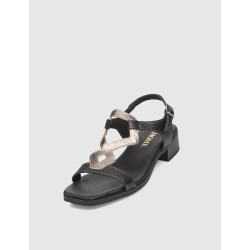 SANDALIA KAMOME KERES NEGRO