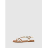 SANDALIA DE DEDO KAMOME ARLET PLATINO