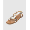 SANDALIA DE DEDO KAMOME ARLET PLATINO