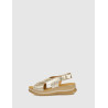SANDALIA PAULA URBAN 24-651 PLATINO