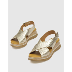 SANDALIA PAULA URBAN 24-651 PLATINO