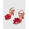 SANDALIA OBVIO SHOES MIDORI ROJO