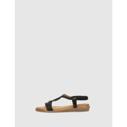 SANDALIA KAMOME MARKAB NEGRO