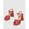 SANDALIA OBVIO SHOES KAIE ROJO