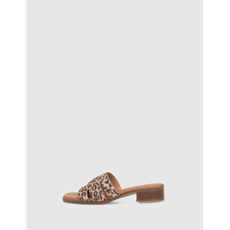 SANDALIA KAMOME MYA LEOPARDO