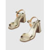 SANDALIA KAMOME JOSEPHINE PLATINO