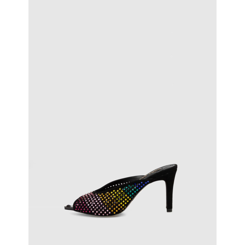 SANDALIA KURT GEIGER REGENT POINT MULE  NEGRO
