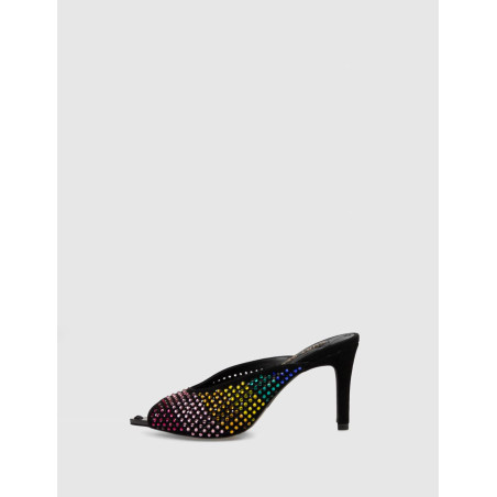 SANDALIA KURT GEIGER REGENT POINT MULE  NEGRO
