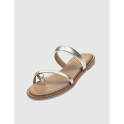 SANDALIA DE DEDO PORRONET 3012 PLATINO