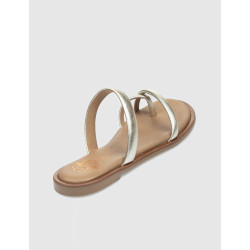 SANDALIA DE DEDO PORRONET 3012 PLATINO