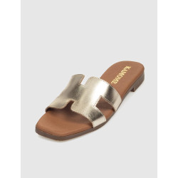 SANDALIA KAMOME ALAIA PLATINO