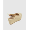 SANDALIA TOMMY HILFIGER ICONIC ELBA SLING BACK WEDGE CÁMEL