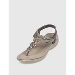 SANDALIA KAMOME TRENDS SUECIA PLATA
