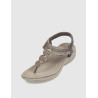 SANDALIA KAMOME TRENDS SUECIA PLATA