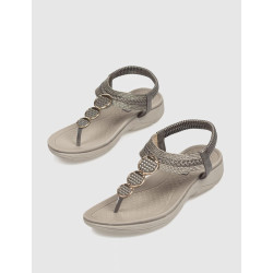 SANDALIA KAMOME TRENDS SUECIA PLATA