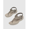 SANDALIA KAMOME TRENDS SUECIA PLATA