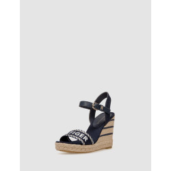 SANDALIA TOMMY HILFIGER SEASONAL WEBBING  WEDGE MARINO