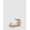 SANDALIA TOMMY HILFIGER  HIGH WEDGE SEERSUCKER ROSA