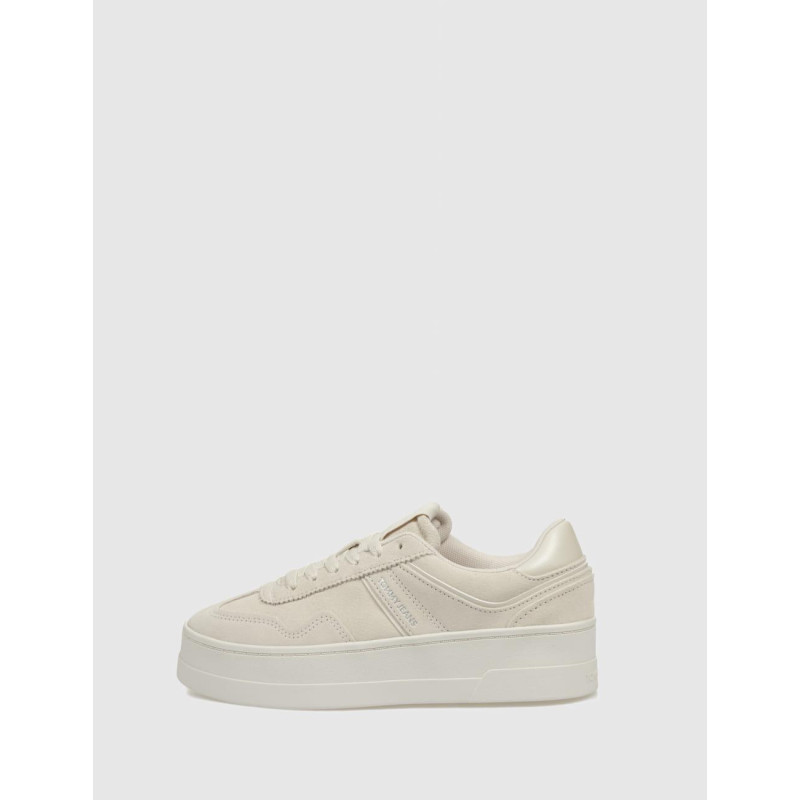 ZAPATILLA TOMMY HILFIGER THE GREENWICH FLATFORM ELEVATED BEIG