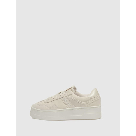 ZAPATILLA TOMMY HILFIGER THE GREENWICH FLATFORM ELEVATED BEIG