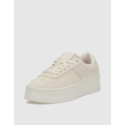 ZAPATILLA TOMMY HILFIGER THE GREENWICH FLATFORM ELEVATED BEIG