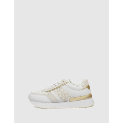 ZAPATILLA TOMMY HILFIGER LUX MONOGRAM RUNNER BLANCO