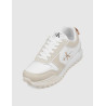 ZAPATILLA CALVIN KLEIN TOOTHY RUNNER IRREGULAR LINES W BLANCO