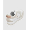 ZAPATILLA CALVIN KLEIN TOOTHY RUNNER IRREGULAR LINES W BLANCO