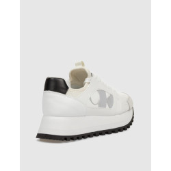 ZAPATILLA CALVIN KLEIN RUNNER LOW LACEUP MIX NBS BLANCO