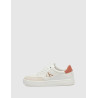 ZAPATILLA CALVIN KLEIN CLASSIC CUPSOLE LACEUP LOW LTH BLANCO