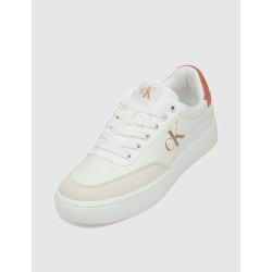 ZAPATILLA CALVIN KLEIN CLASSIC CUPSOLE LACEUP LOW LTH BLANCO
