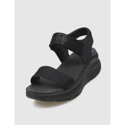 SANDALIA SKECHERS RELAXED FIT DLUX WALKER-NEW BLOCK NEGRO