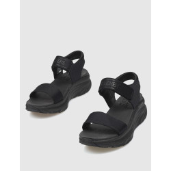 SANDALIA SKECHERS RELAXED FIT DLUX WALKER-NEW BLOCK NEGRO