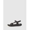 SANDALIA SKECHERS GO WALK FLEX SANDAL - SUBLIME NEGRO