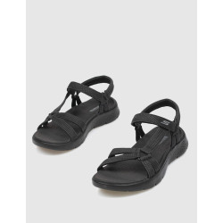 SANDALIA SKECHERS GO WALK FLEX SANDAL - SUBLIME NEGRO