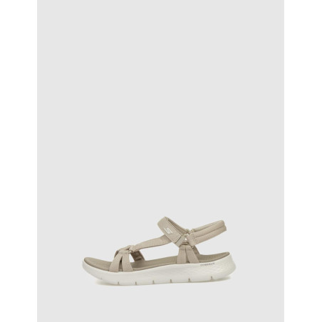 SANDALIA SKECHERS GO WALK FLEX SANDAL - SUBLIME TAUPE