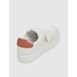 ZAPATILLA CALVIN KLEIN CLASSIC CUPSOLE LACEUP LOW LTH BLANCO