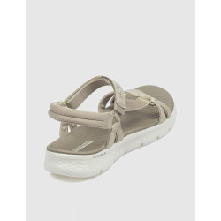 SANDALIA SKECHERS GO WALK FLEX SANDAL - SUBLIME TAUPE