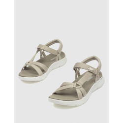 SANDALIA SKECHERS GO WALK FLEX SANDAL - SUBLIME TAUPE