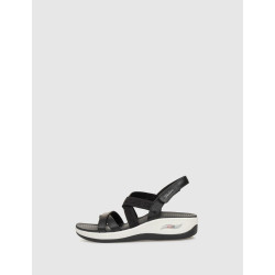 SANDALIA SKECHERS ARCH FIT-SUNSHINE- LUXE LADY NEGRO
