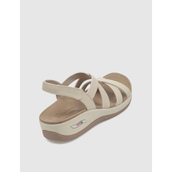 SANDALIA SKECHERS ARCH FIT-SUNSHINE- LUXE LADY BEIG