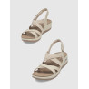 SANDALIA SKECHERS ARCH FIT-SUNSHINE- LUXE LADY BEIG