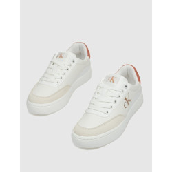 ZAPATILLA CALVIN KLEIN CLASSIC CUPSOLE LACEUP LOW LTH BLANCO