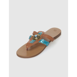SANDALIA KAMOME TRENDS IRIS AZUL